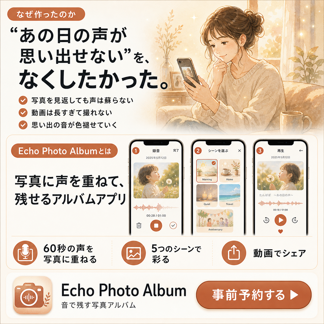 Echo Photo Album — 写真に声を重ねて残すアルバム