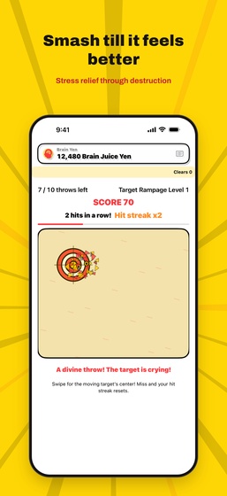 Plate Smash gameplay screen
