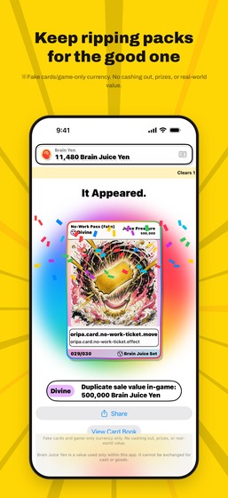 Pack Rip gameplay screen