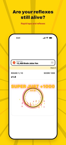 Just Tap gameplay screen
