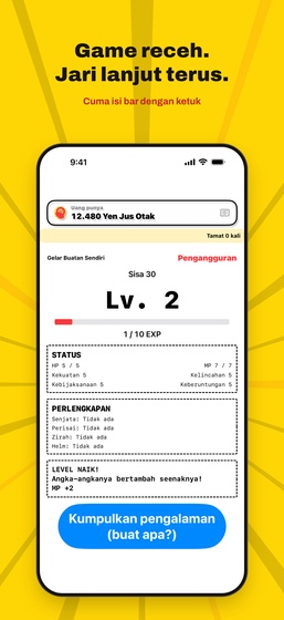 Layar Naik Level