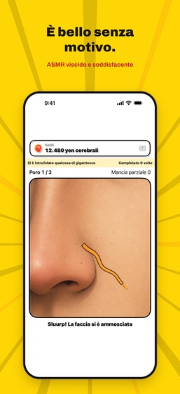 Schermata di Spremi Punti Neri