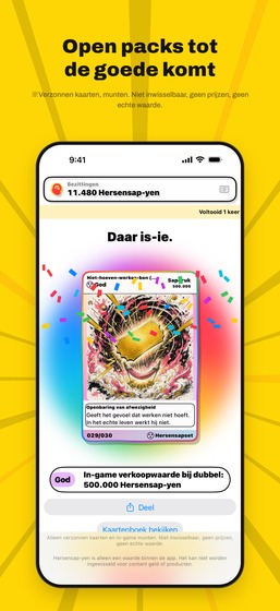Scherm van Pack Openen