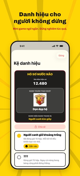 Màn hình Yên Não và danh hiệu